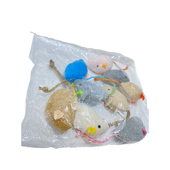 Cat Toys Catnip Infused 9pc Mouse Toys For Cats And Kittens Brand New Cat Toys - Picture 2 of 5